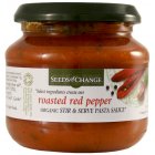 Seeds Of Change Case of 6 Seeds Of Change Roasted Pepper Sauce200g