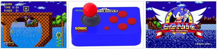 Arcade Nano Keychain - Sonic