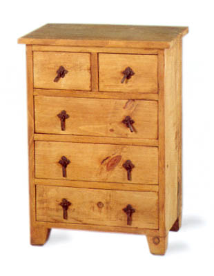 Segusino Five Drawer Bedside Cabinet