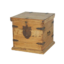 mexican pine cubic trunk furniture