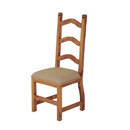 Segusino mexican pine curved high chair furniture