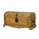 mexican pine curved top trunk furniture