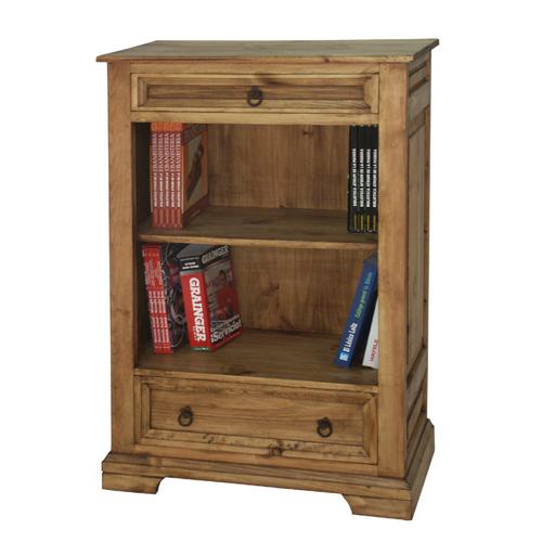 Segusino Mexican Pine Furniture Segusino Mexican Bookcase- small with drawer