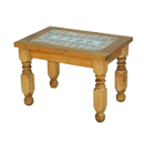 Segusino mexican pine marble insert side table