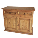 Segusino mexican pine paneled cabinet furniture
