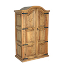 Segusino mexican pine rustic wardrobe furniture