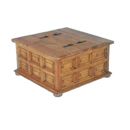 Segusino mexican pine trunk with squares furniture