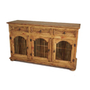 rustic mexican pine Can Cun sideboard