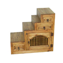 rustic mexican pine Can Cun step chest