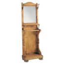 Segusino rustic mexican pine hall stand furniture