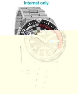 seiko Gents Black Dial Bracelet Watch