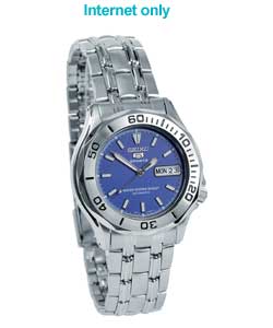 Seiko Gents Blue Dial Bracelet Watch