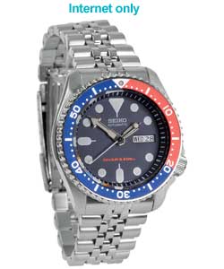 seiko Gents Blue Dial Watch