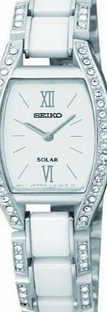 Seiko Ladies Ceramic Solar Powered SUP221P9