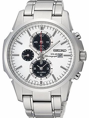 Seiko  SOLAR ALARM CHRONOGRAPH BRACELET WATCH