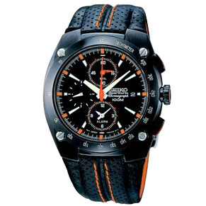 SNA595P2 Black Sportura Alarm Chronograph