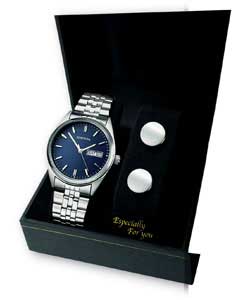 sekonda Gents Watch and Cuff Links Set