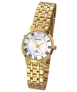 Ladies Gold Bracelet Watch
