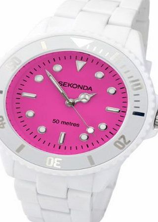 Sekonda Ladies Icy Pink Dial Watch 4614