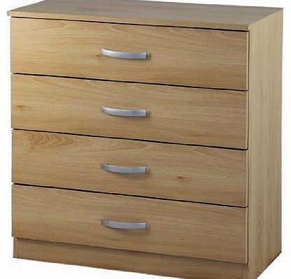 Beech Chest of Drawers 4 Drawer Selby Bedroom Furniture