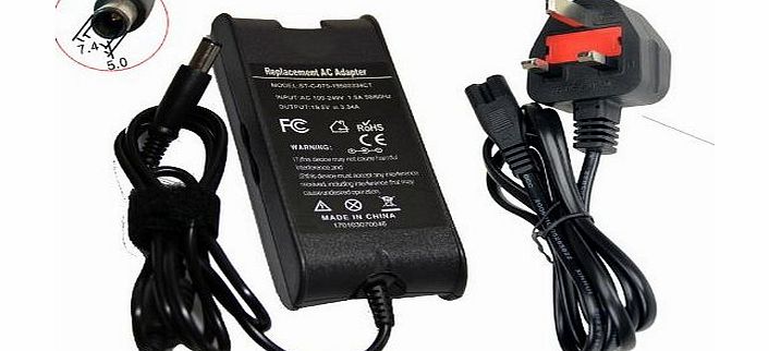 Brand New Laptop AC Adapter Power Supply Charger for DELL inspiron 6400 6000 1000 1400 1501 1525 1520 15R N5010 M5040 PA-12 PA-2E with FREE UK Mains Lead - Selectec�