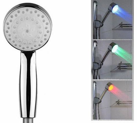 Selectec New 7 Colour LED Shower Head Bathroom Water Faucet Light