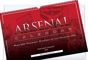 Selected Football Team Personalised Calendar