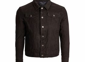 SELECTED HOMME Henry black pure suede jacket
