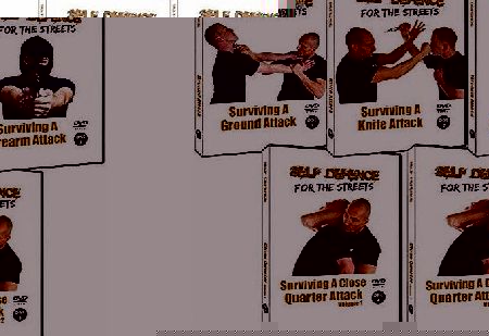 Self Defence For The Streets 5 DVD Training Set , Learn How Survive A Ground Attack ,Knife Attack ,Firearm Attack amp; Close Quarter Attack