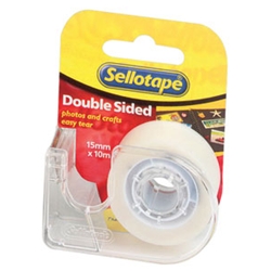 Sellotape Double Sided Tape Dispenser 15mm x 10m