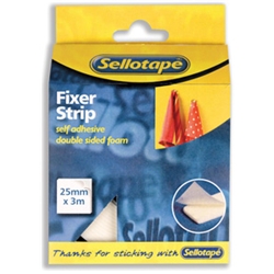 Sellotape Sticky Fixer Roll 25mm