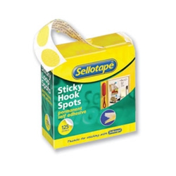 Sellotape Sticky Hook Spots in Handy Dispenser