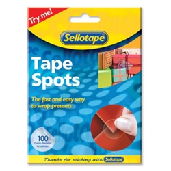 Sellotape Sticky Tape Spots Self-adhesive