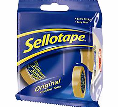 Sellotape Super Clear Tape, W2.4cm x L50m
