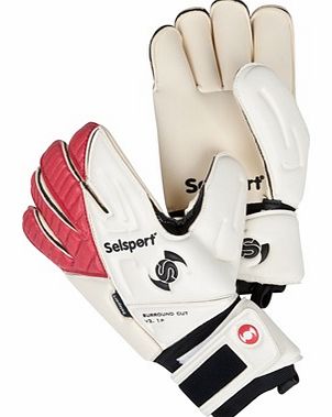 Selsport Absorb 3 Goalkeeper Gloves - White/Red