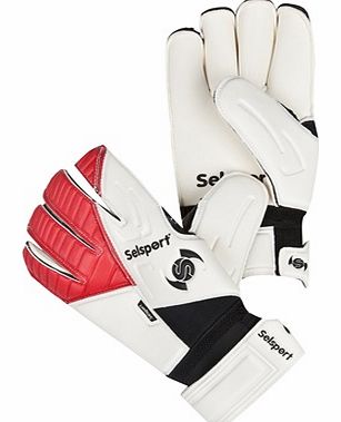 Selsport Absorb 5 Goalkeeper Gloves - White/Red