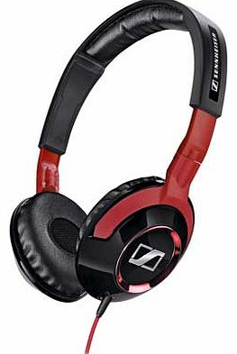 HD229 On-Ear Headphones - Black and Red