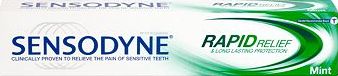 sensodyne Rapid Relief Mint Toothpaste 75ml