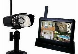  DIGITAL WIRELESS CAMERA NIGHT VISION TOUCH SCREEN NETWORK DVR KIT NEW