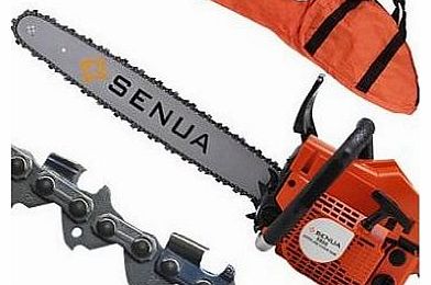 Senua 58cc Petrol Chainsaw With Oregon Chain and Walbro Carb 20`` Blade 