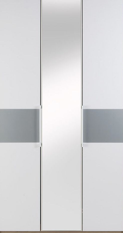 Seoul 3 Door Center Mirror Bi-Fold Wardrobe