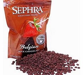 Sephra Belgian milk chocolate chips 2.5kg