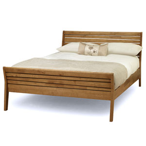 Serene , Zahra, 5FT Kingsize, Wooden Bedstead - Oak
