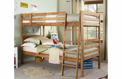 Serene Brooke 3FT Single Wooden Bunk Bed