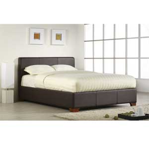 Serene Castello 4FT Sml Double Leather Bedstead