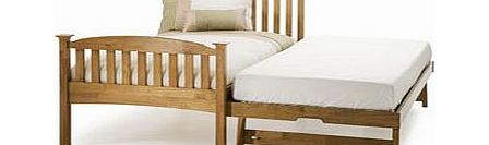 Serene Eleanor 3FT Single Wooden Guest Bed - Oak