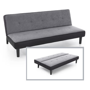 Serene Faith Sofa Bed - Steel