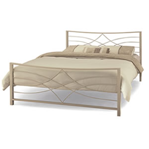 Serene Furnishing Serene Dahlia 4FT 6 Double Metal Bedstead