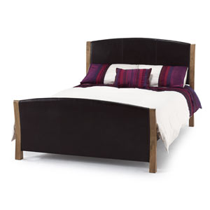Serene Furnishing Serene Milano 5FT Kingsize Leather Bedstead