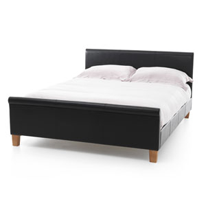 Serene Furnishing Serene Savona 4FT 6 Double Faux Leather Bedstead